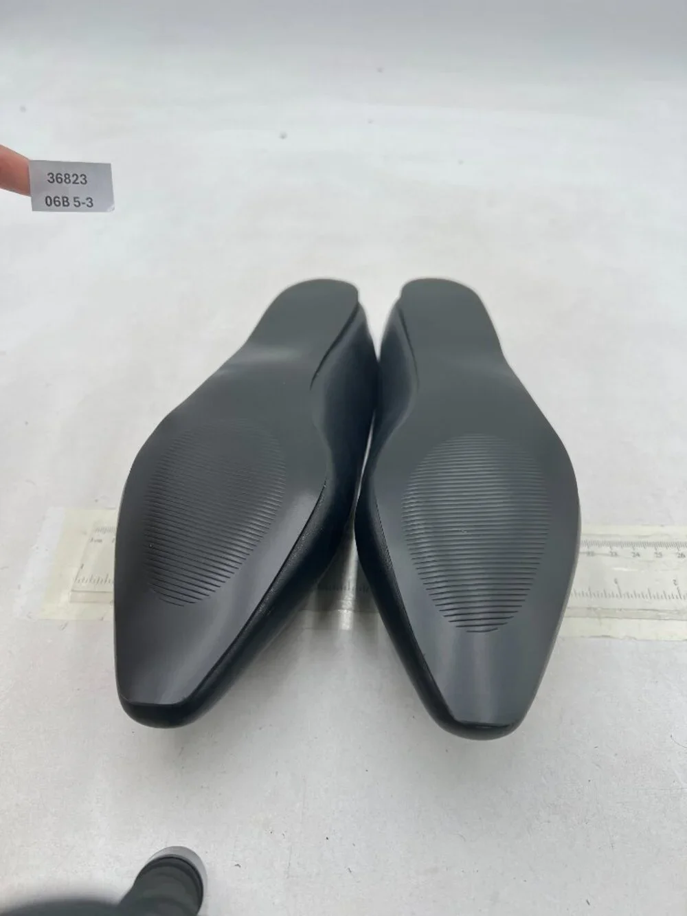 Wo Wagas Black Mules Low Wedges Heels Slipper Squared Toe Slip On Shoes Indoor - Picture 7 of 8